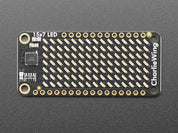 Adafruit 15x7 CharliePlex LED Matrix Display FeatherWing Yellow