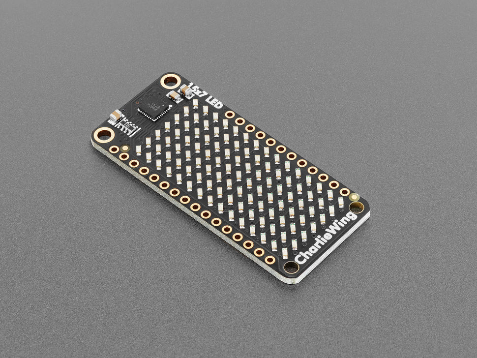 Adafruit 15x7 CharliePlex LED Matrix Display FeatherWing - Blue