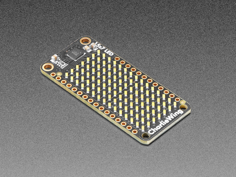 Adafruit 15x7 CharliePlex LED Matrix FeatherWing - Cool White