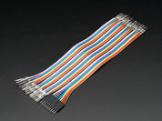 Premium Male/Male Raw Jumper Wires - 40 x 6" (150mm)