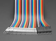 Premium Male/Male Raw Jumper Wires - 40 x 6" (150mm)