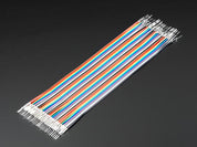 Premium Male/Male Raw Jumper Wires - 40 x 6" (150mm)