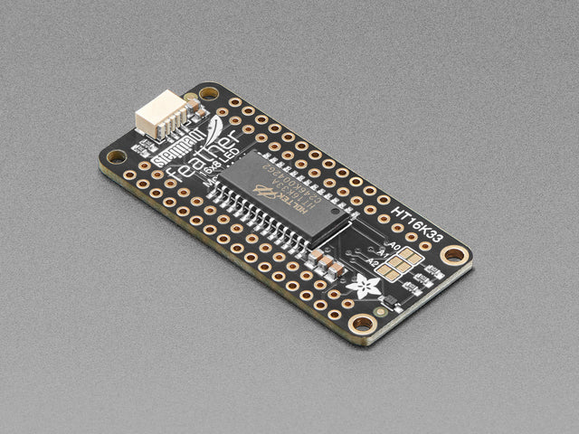 Adafruit 0.8" 8x16 LED Matrix FeatherWing Display Kit - Blue