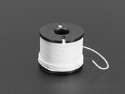 Silicone Cover Stranded-Core Wire - 50ft 30AWG White