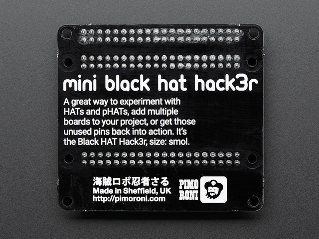 Pimoroni Mini Black HAT Hack3r - Fully Assembled