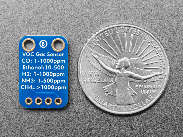 Adafruit MiCS5524 CO, Alcohol and VOC Gas Sensor Breakout