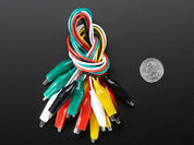 Large Alligator Clip Test Lead (set of 10)