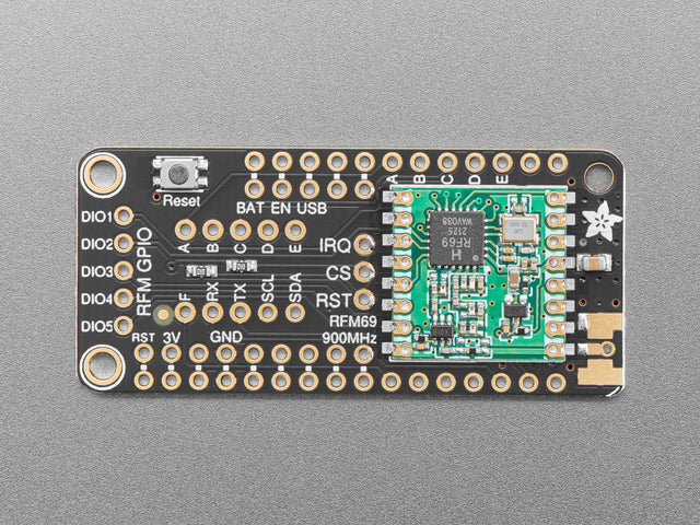 Adafruit Radio FeatherWing - RFM69HCW 900MHz
