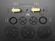 Mini 3-Layer Round Robot Chassis Kit - 2WD with DC Motors