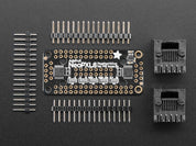 Adafruit NeoPXL8 FeatherWing for Feather M0 - 8 x DMA NeoPixels!