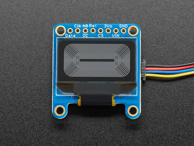 Monochrome 0.96" 128x64 OLED Graphic Display - STEMMA QT
