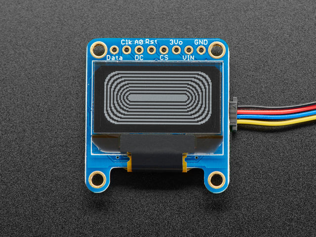 Monochrome 0.96" 128x64 OLED Graphic Display - STEMMA QT