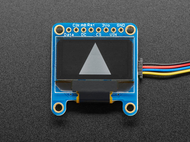 Monochrome 0.96" 128x64 OLED Graphic Display - STEMMA QT