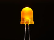 Diffused Yellow 10mm LED (25 pack)