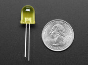 Diffused Yellow 10mm LED (25 pack)