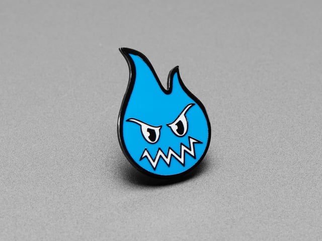 Sparky the Blue Smoke Monster Limited Edition Enamel Pin