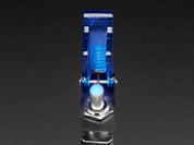 Illuminated Toggle Switch with Cover - Blue