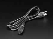 Power Cord Cable w/ 3 Conductor PC Power Connector Socket