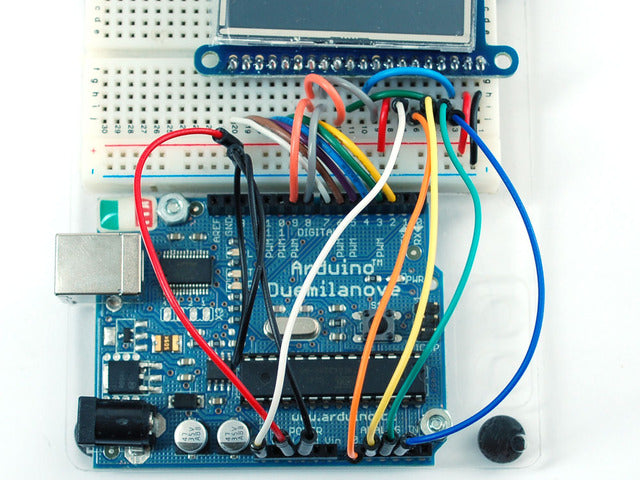 2.8" 18-bit color TFT LCD with touchscreen breakout board