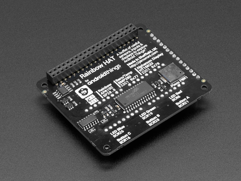 Pimoroni Rainbow HAT for Android Things™ and Raspberry Pi