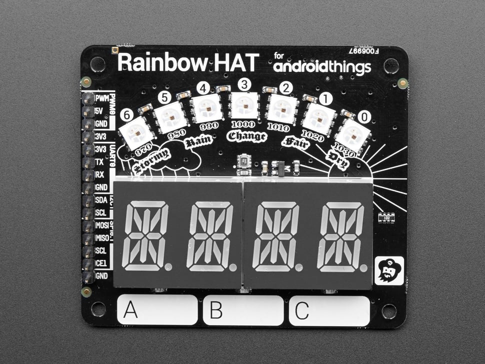 Pimoroni Rainbow HAT for Android Things™ and Raspberry Pi