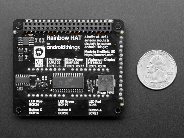Pimoroni Rainbow HAT for Android Things™ and Raspberry Pi