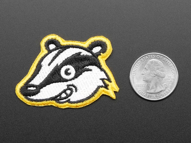 Privacy Badger - Skill badge, iron-on patch