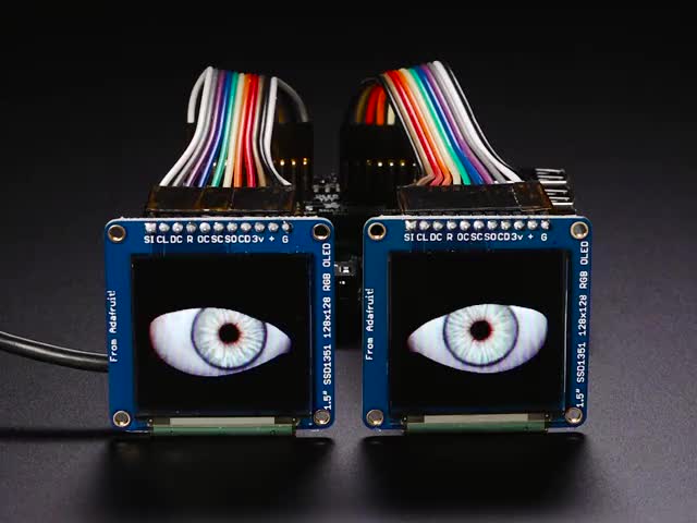Adafruit Animated Eyes Bonnet for Raspberry Pi Mini Kit