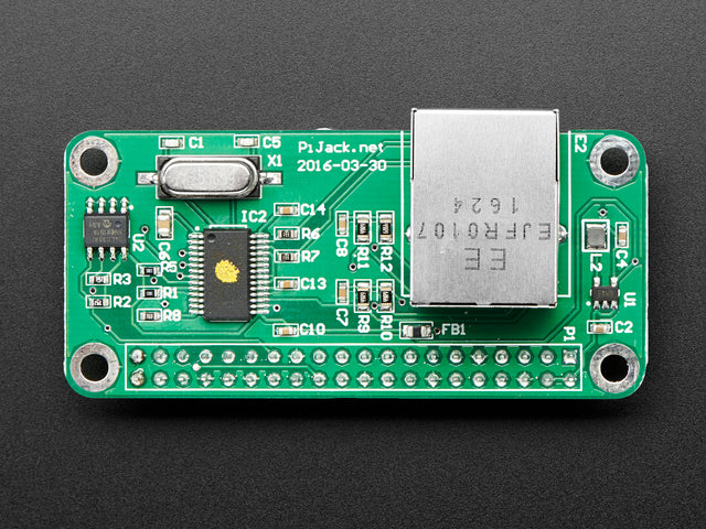 PiJack Ethernet HAT for Pi Zero