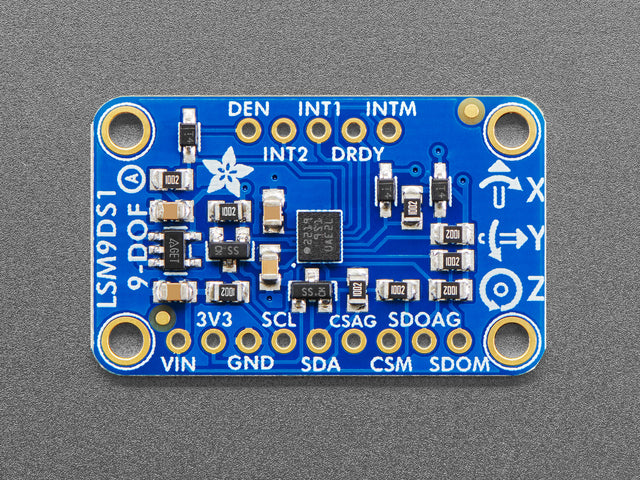 Adafruit 9-DOF Accel/Mag/Gyro+Temp Breakout Board - LSM9DS1