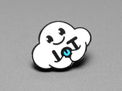 Nimbus the Friendly Cloud Entity - Limited Edition Enamel Pin