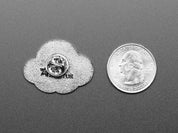 Nimbus the Friendly Cloud Entity - Limited Edition Enamel Pin