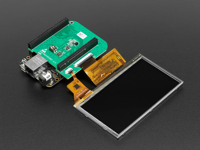 4.3" LCD Capacitive Touchscreen Display Cape for BeagleBone