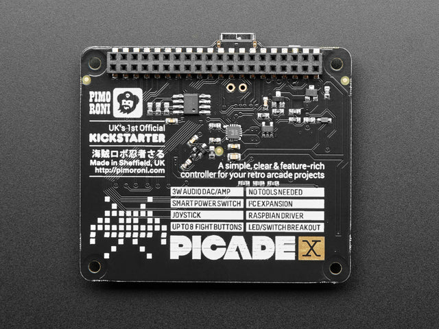 Pimoroni Picade X HAT USB-C for Raspberry Pi