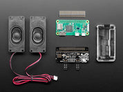 Stereo Bonnet Pack for Raspberry Pi Zero W - Includes Pi Zero W