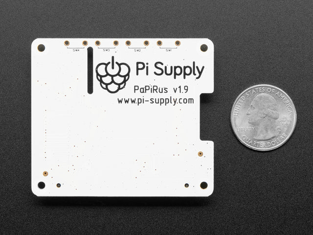 PaPiRus 2.7" eInk Display HAT for Raspberry Pi from Pi Supply
