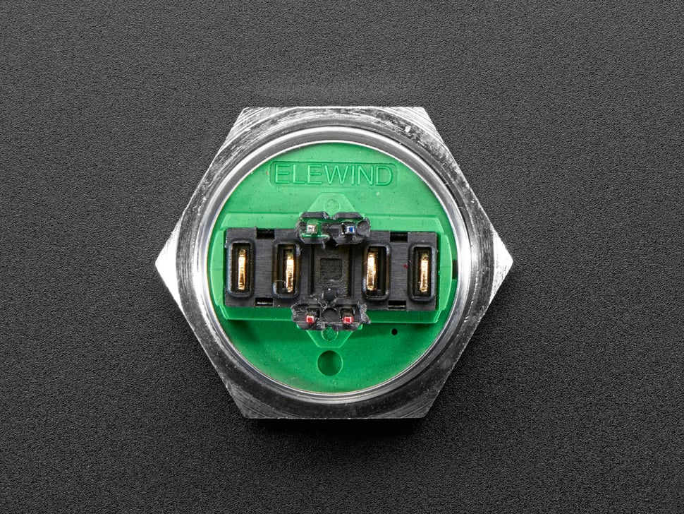 Rugged Metal Pushbutton - 22mm 6V RGB Momentary