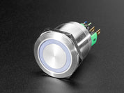 Rugged Metal On/Off Switch - 22mm 6V RGB On/Off