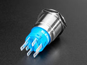 Rugged Metal Pushbutton - 19mm 6V RGB Momentary