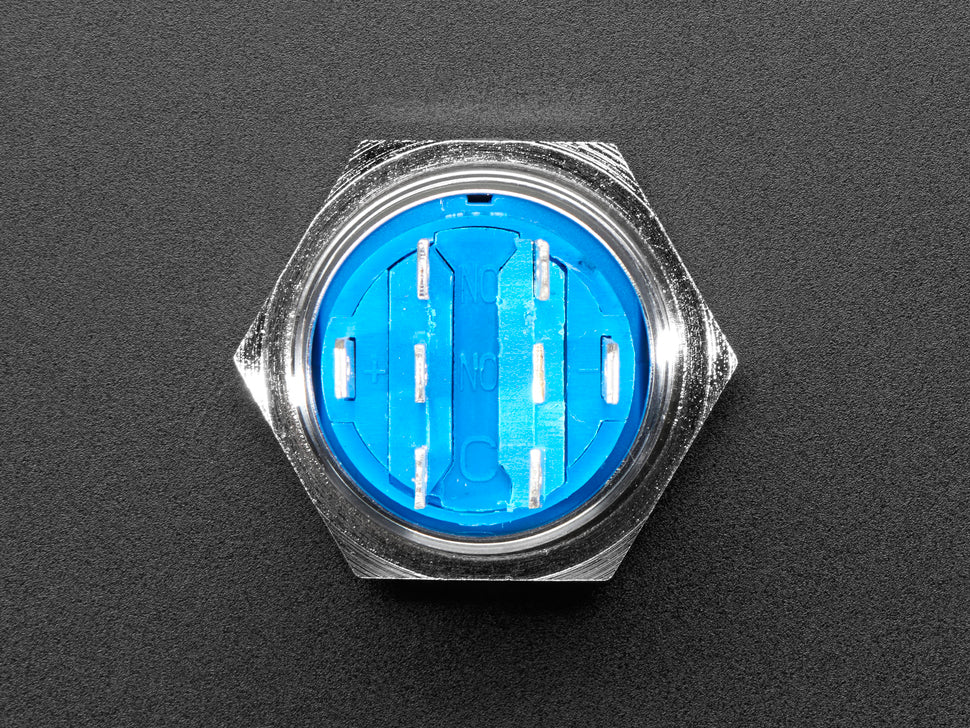 Rugged Metal On/Off Switch - 19mm 6V RGB On/Off