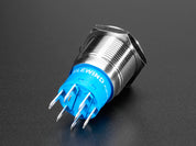 Rugged Metal On/Off Switch - 19mm 6V RGB On/Off