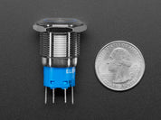 Rugged Metal On/Off Switch - 19mm 6V RGB On/Off