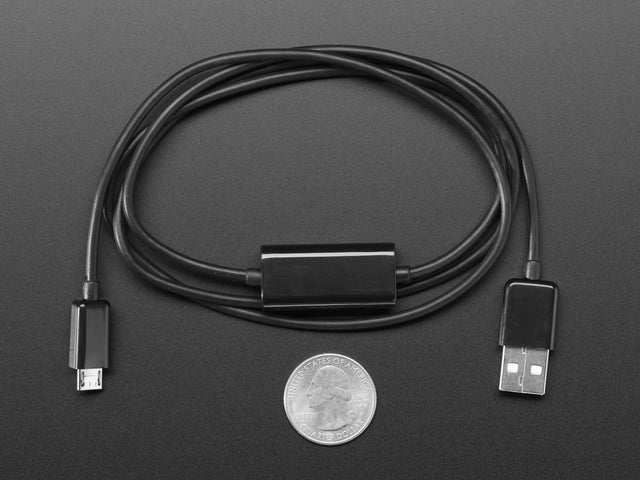 USB Micro B Cable with Data/Charge Sync Switch