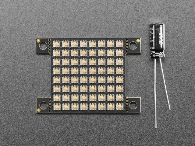 Adafruit DotStar High Density 8x8 Grid - 64 RGB LED Pixel Matrix
