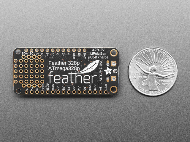 Adafruit Feather 328P - Atmega328P 3.3V @ 8 MHz