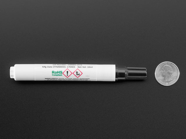 Chip Quik No-Clean Liquid Flux Pen – 10ml Pen w/ Tip