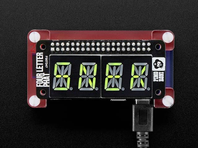 Pimoroni Four Letter pHAT for Raspberry Pi Zero