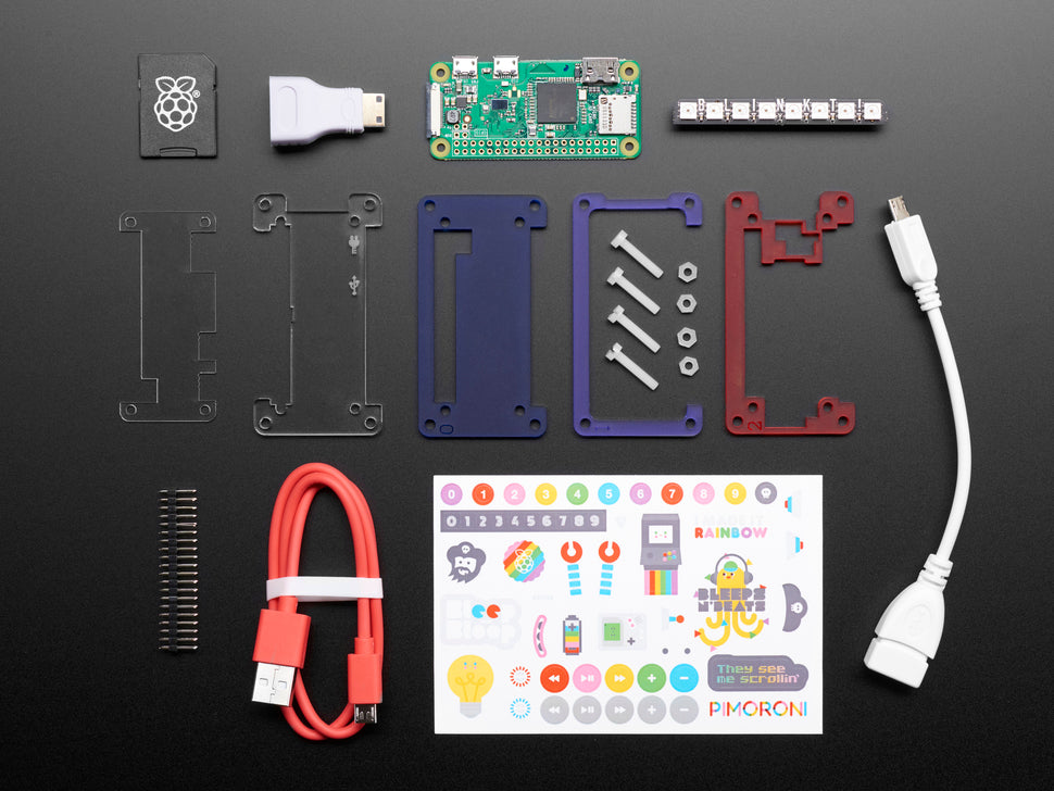 Pimoroni Pi Zero W Starter Kit