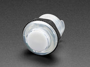 Arcade Button with LED - 30mm Translucent Clear