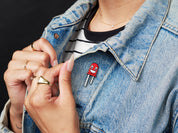 Ruby the Red LED Limited Edition Enamel Pin